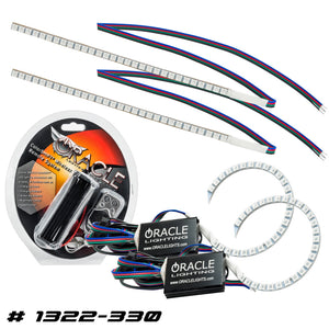 ORACLE Lighting 1322-330 Oracle 15-17 fits Ford Focus RS/ST DRL Upgrade w/ Halo Kit - ColorSHIFT