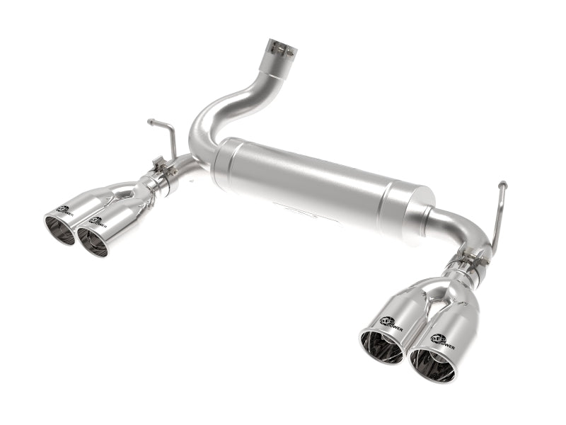 AFE 49-38086-P  Series 2.5in 304 SS Axle-Back Exhaust Polished 07-18 fits Jeep
