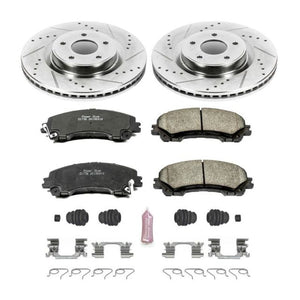 PowerStop K6944 fits Infiniti 14-19 Q50 Front Z23 Evolution Sport Brake Kit