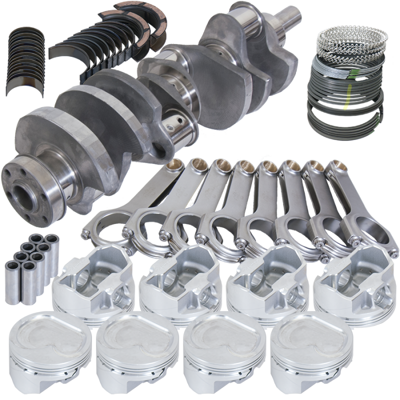 Eagle 14701000 fits Ford 351C 4.000in Crank 6.000in H-Beam -18cc 4.000in Pistons Rotating Assembly