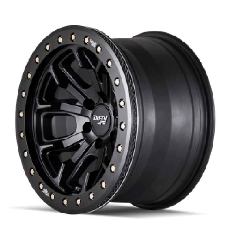 Dirty Life 9303-7970MB 9303 DT-1 17x9 / 8x170 BP / -12mm Offset / 130.8mm Hub Matte Black Wheel- Beadlock