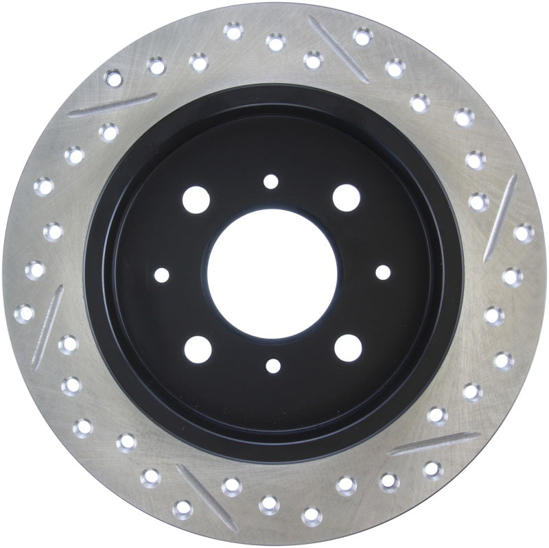 Stoptech 127.40017R 90-96 fits Acura Integra / 97-01 Integra (Exc. Type R) Slotted & Drilled Right Rear Rotor