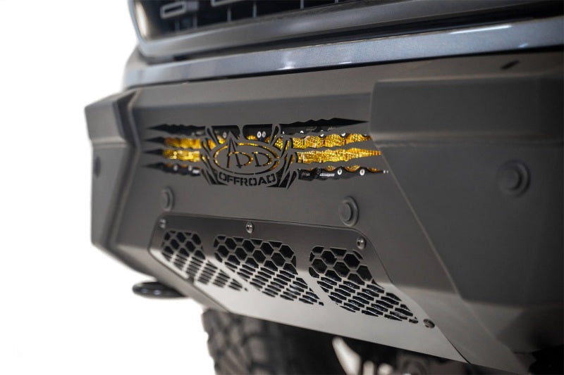 Addictive Desert Designs F197431040103 2021 fits Ford F-150 HoneyBadger Front Bumper w/ Top Hoop