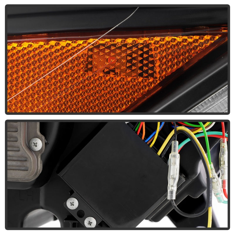 Spyder 5089335 15-17 fits Ford Mustang LED Headlights - Black (PRO-YD-FM15AP-GR