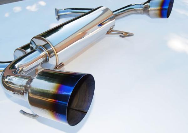 Invidia HS09N7ZGIT 09+ 370Z Gemini Single Layer Titanium Tip Cat-back Exhaust
