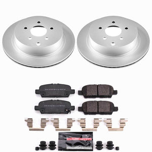 Power Stop 10-12 Infiniti FX35 Rear Z23 Coated Brake Kit