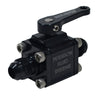 Peterson Fluid Systems 09-0900 Ball Valve Assembly -6AN x -6AN