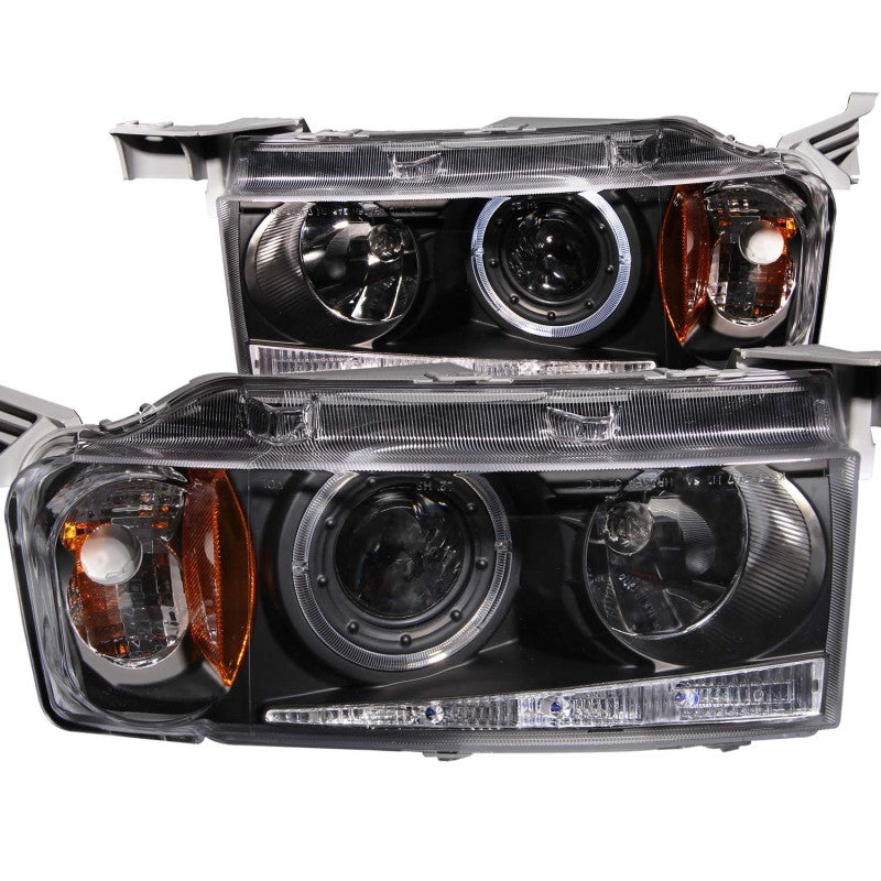 ANZO 121347 2007 fits Scion 04-20 Xb Projector Headlights w/ Halo Black G2