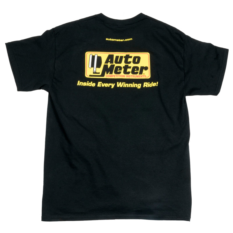 AutoMeter 0422L Black Competition Instruments T-Shirt - Large