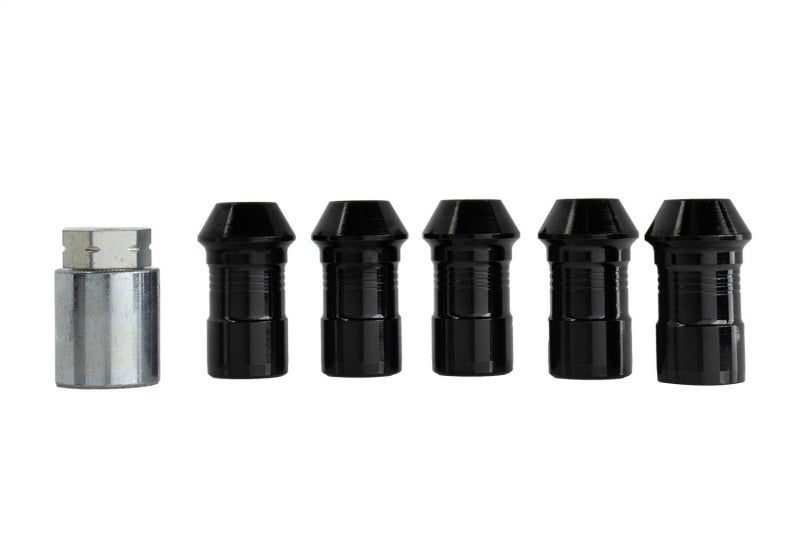 fits Ford Racing M-1A043-A5 2023+ fits Ford Bronco Raptor M14 x 1.5 Black Security Lug Nut Kit - Set of 5