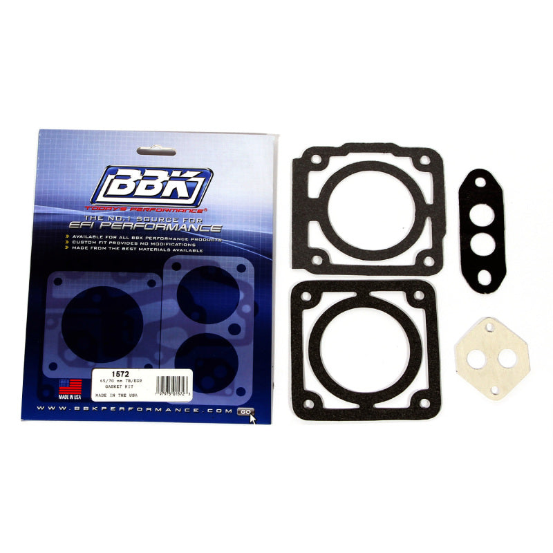 BBK  1572 Mustang 5.0 65 70mm Throttle Body Gasket Kit