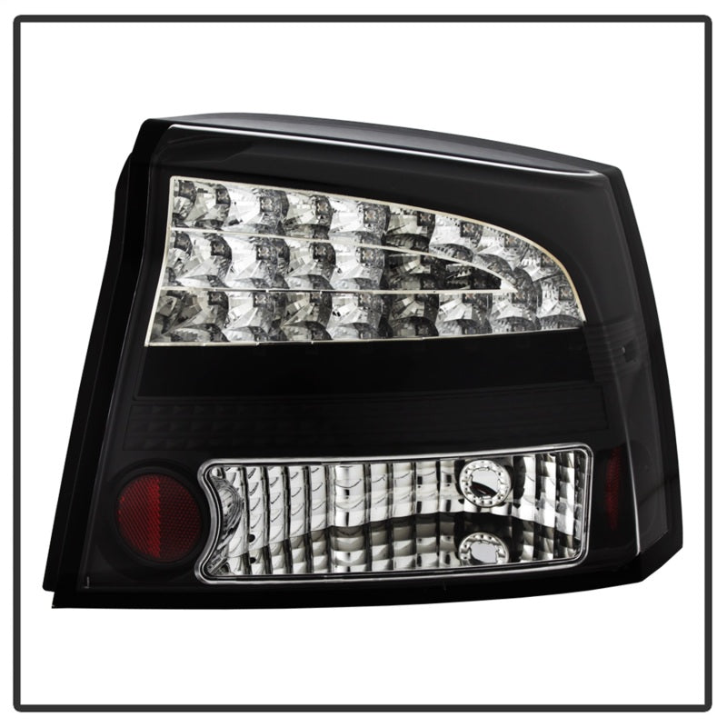 Spyder 5002273 fits Dodge 06-08 Charger LED Tail Lights Black ALT-YD-DCH05-LED-