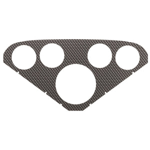 AutoMeter 2124 AutoMeter Faceplate For PN 2208 Optional Silver Carbon Look