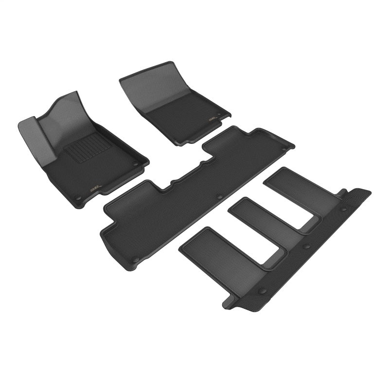 3D MAXpider 2005-2009 fits Ford Mustang Kagu 1st Row Floormat - Black