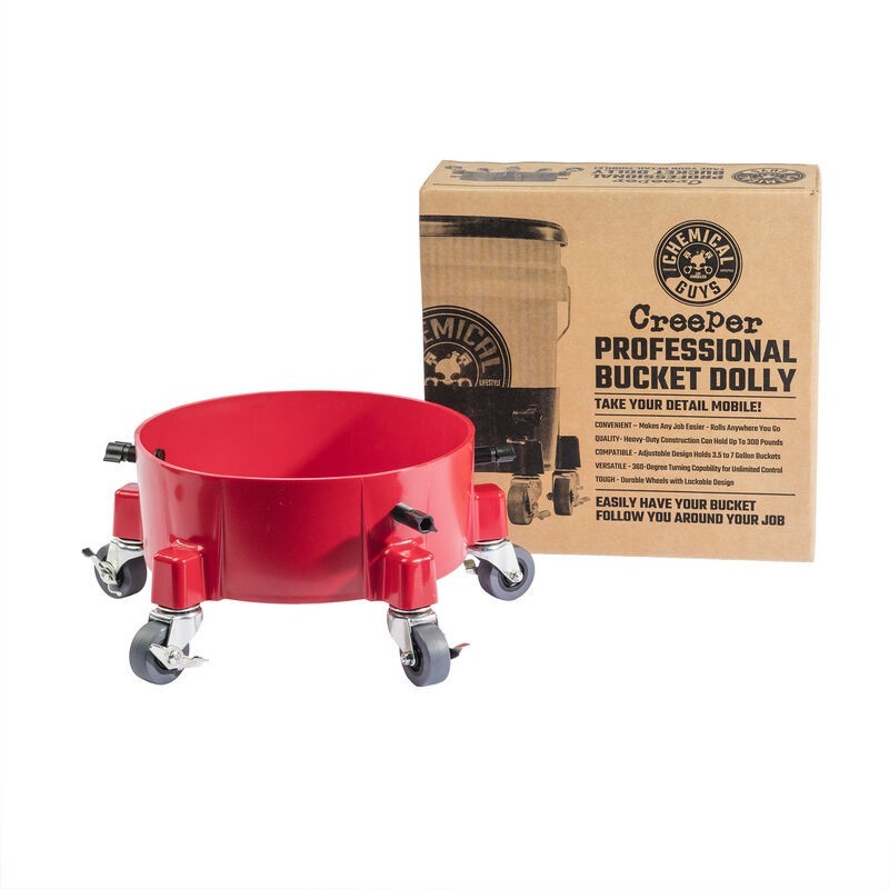 Chemical Guys ACC1001R Creeper Professional Bucket Dolly - Red (P1)