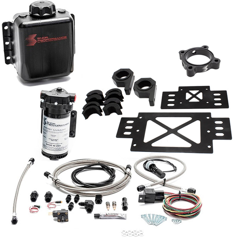 Snow Performance SNO-20020-BRD Stg 1 Boost Cooler RZR Turbo Water Methanol Injection Kit (SS Braid Line & 4AN)