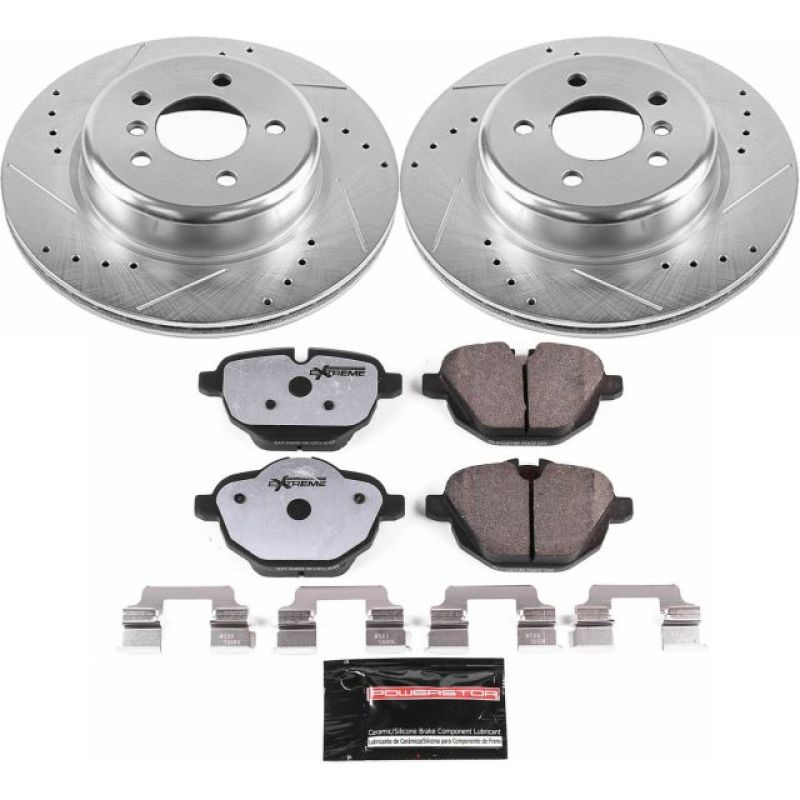 PowerStop K6034-26 11-16 fits BMW 528i Rear Z26 Street Warrior Brake Kit