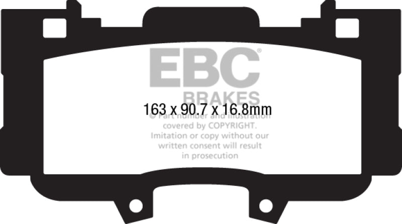 EBC DP23042 Brakes Greenstuff 2000 Series Sport Pads