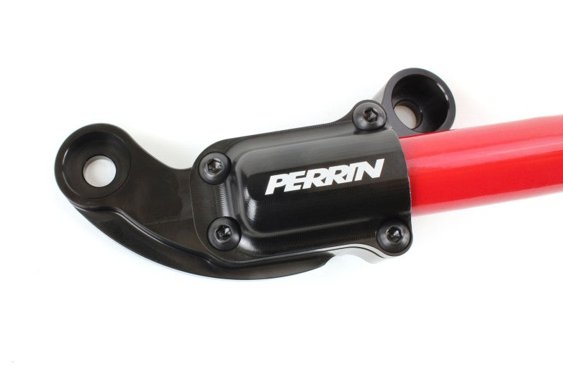 Perrin PHP-SUS-050GRD fits Honda Civic Type R / Si Front Strut Brace - Glossy Red w/ Black Feet