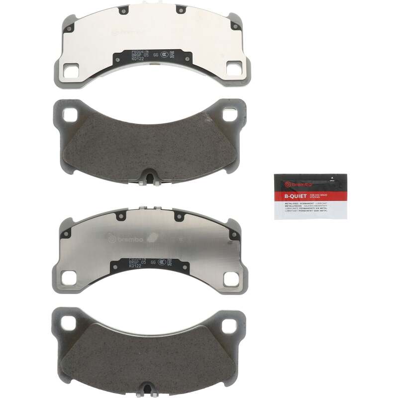 Brembo OE P65047N 15 18 fits Porsche Macan/17-24 Panamera PRIME Ceramic Brake Pa