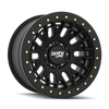 Dirty Life DT-3 17X9 6x139.7 -12 Offset - Satin Black w/ Simulated Beadlock