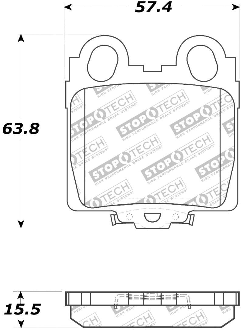 Stoptech 309.0771 Performance 98-05 fits Lexus GS 300/350/400/430/450H / 00-05 IS250/300/350 Rear Brake Pads