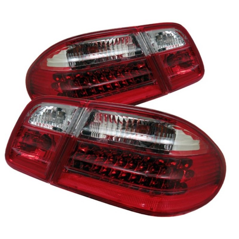 5020642 Xtune fits Mercedes Benz W210 E-Class LED Tail Lights Red Clear ALT-CL