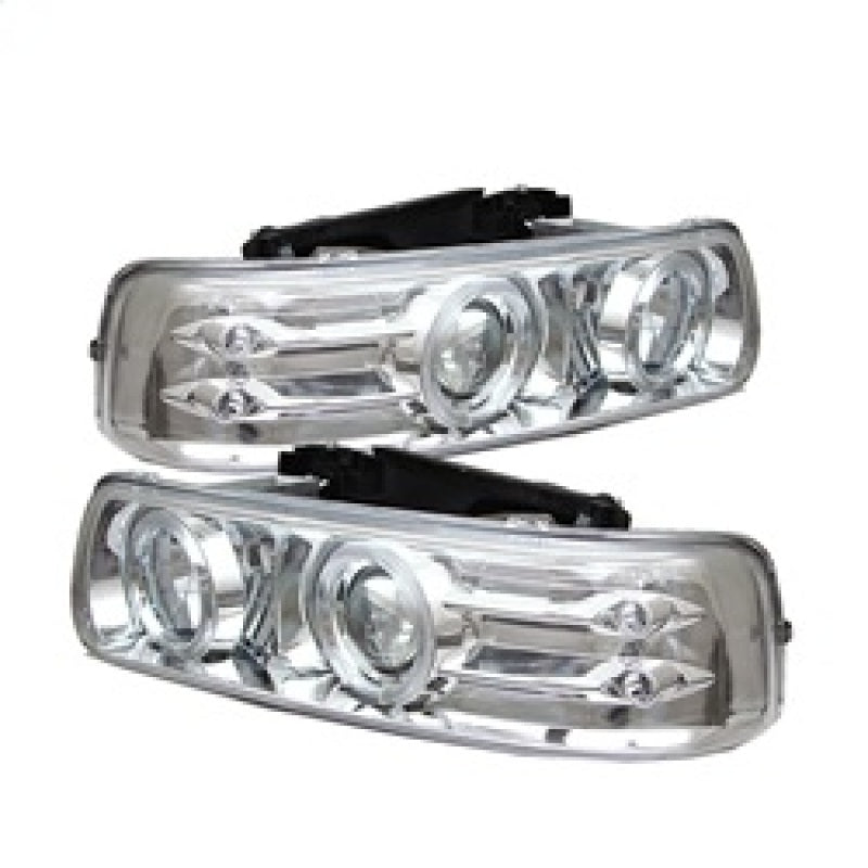 Spyder 5009609 fits Chevy 99-02 Silverado 1500/2500 Projector Headlights LED Ha