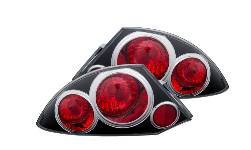 ANZO 221081 2005 fits Mitsubishi 00-20 Eclipse Taillights Black