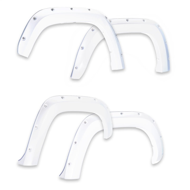 EGR 791574-GAZ 14+ Chev fits Silverado 6-8ft Bed Bolt-On Look Color Match Fender Flares - Set - Summit White