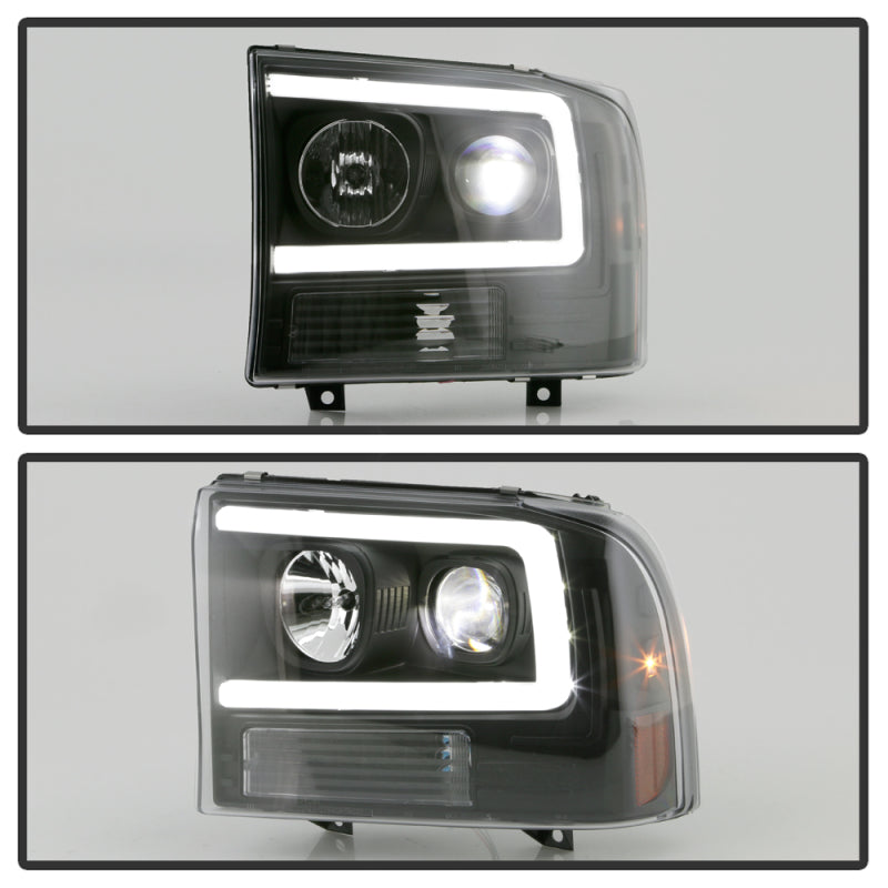 Spyder 5088062 fits Ford 99-04 F-250 /Excursion 00-04 1 Piece LED Headlights -