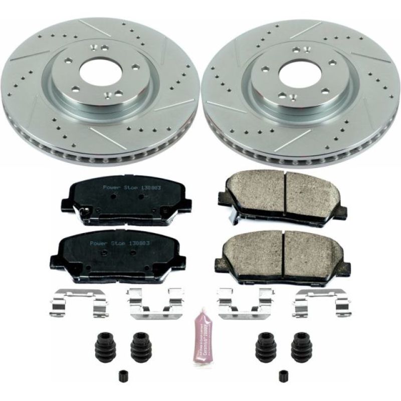 PowerStop K6324 fits Kia 11-15 Optima Front Z23 Evolution Sport Brake Kit