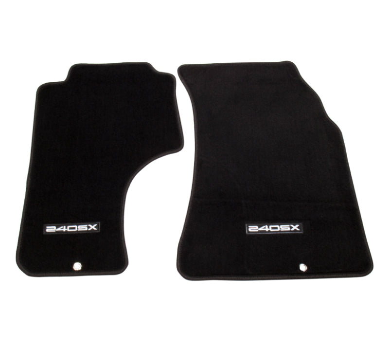 NRG FMR-240 Floor Mats - fits Nissan 89-98 240SX (240SX Logo) - 2pc.