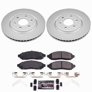 Power Stop 05-15 Nissan Frontier Front Z23 Coated Brake Kit