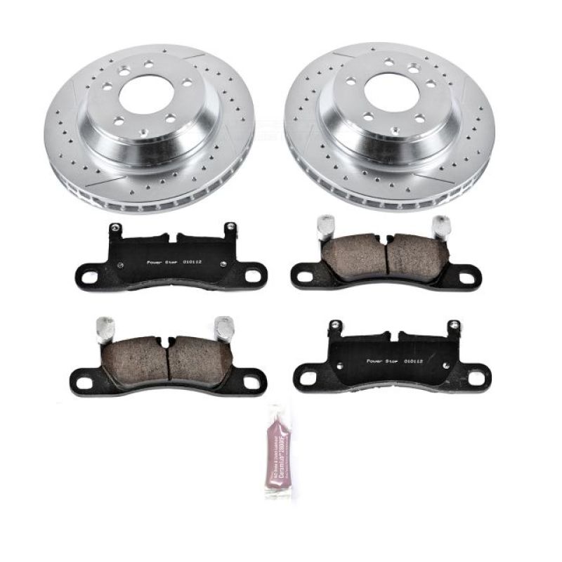 PowerStop K5979 fits Porsche 11-18 Cayenne Rear Z23 Evolution Sport Brake Kit