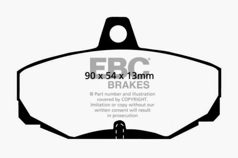 EBC DP2617 Ac Ace 5.0 Greenstuff Rear Brake Pads