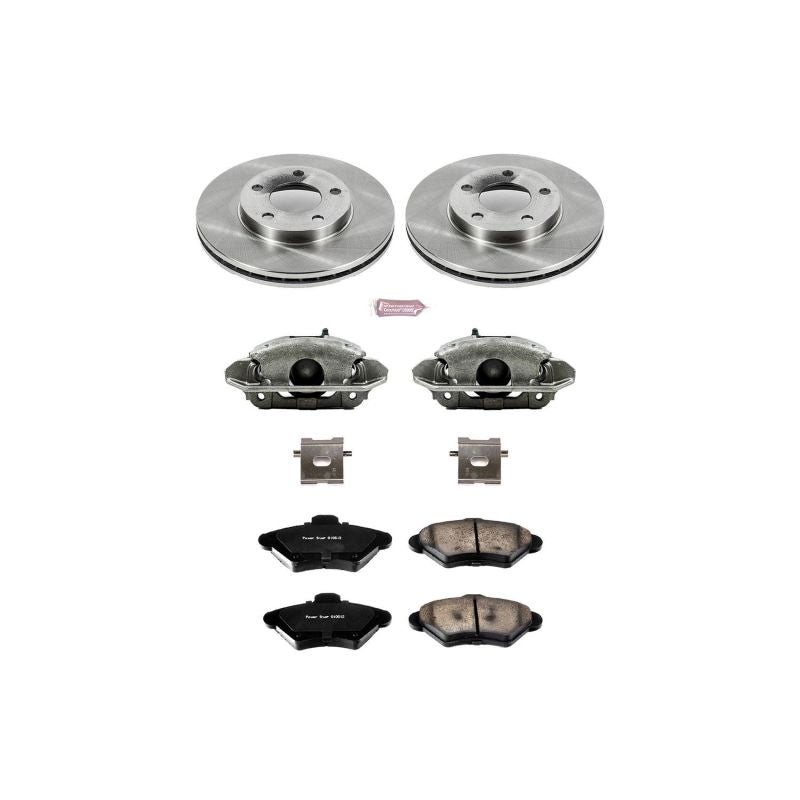 PowerStop fits Ford 94-98 Mustang Front Autospecialty Brake Kit w/Calipers