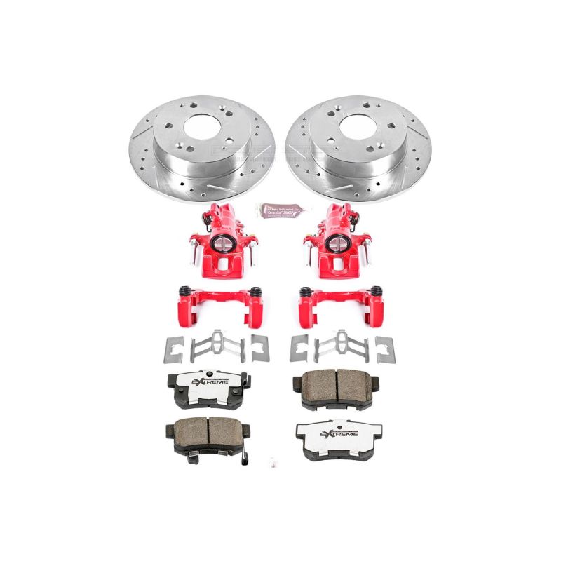 PowerStop fits Acura 02-06 RSX Rear Z26 Street Warrior Brake Kit w/Calipers