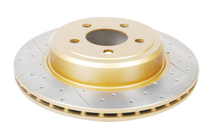 DBA 2439X 05-09 fits Chrysler 300 C Rear Gold Cross Drilled & Slotted KP Street