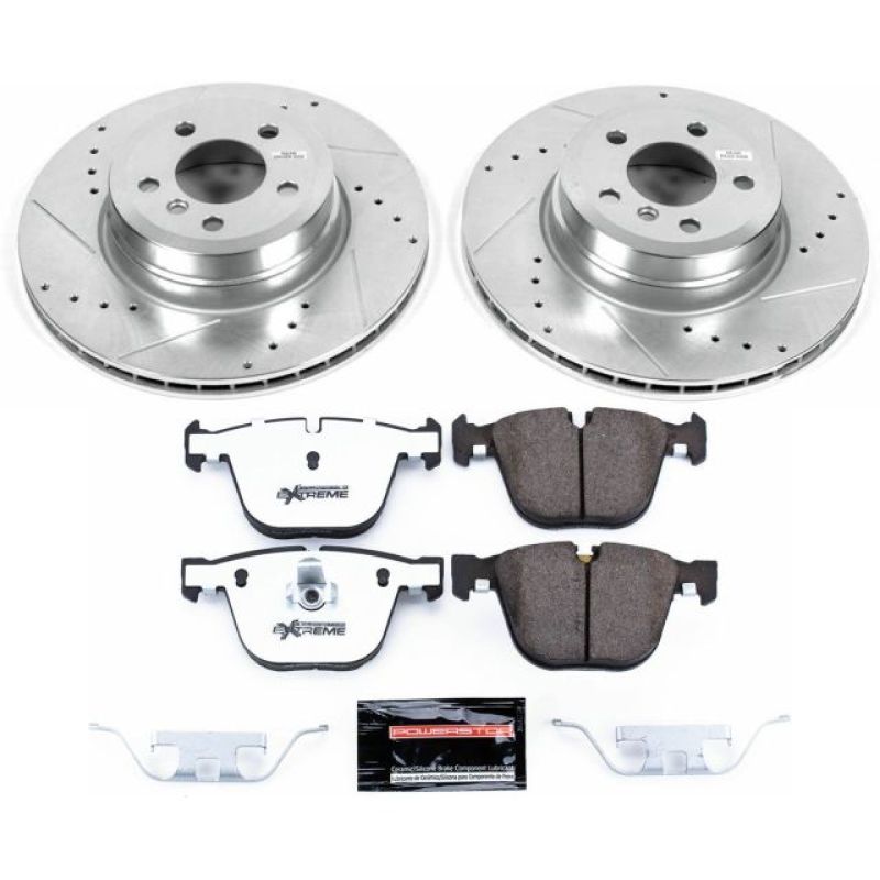 PowerStop K5985-26 07-15 fits BMW X5 Rear Z26 Street Warrior Brake Kit