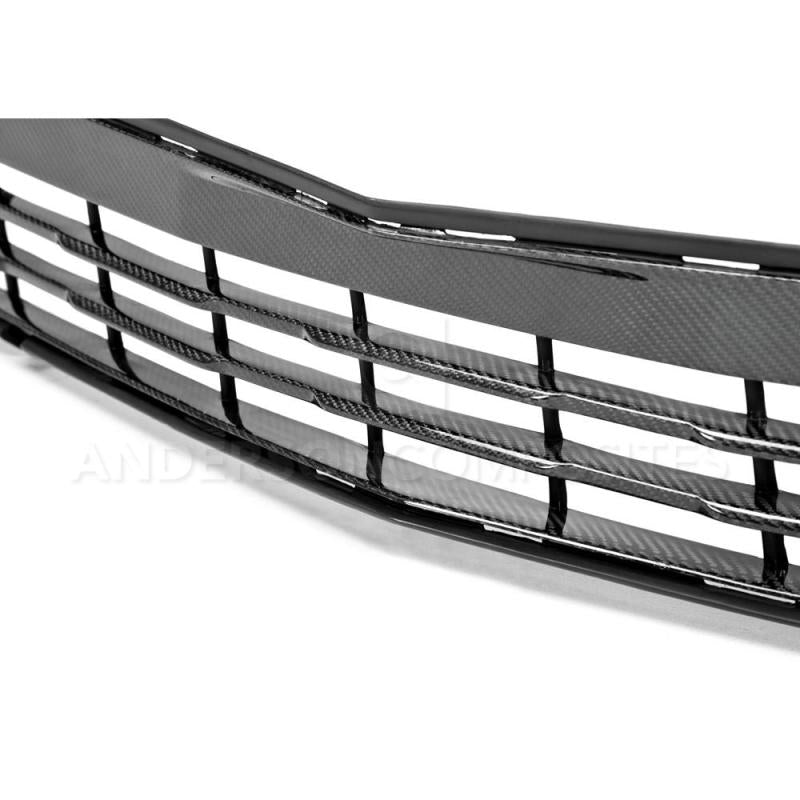 Anderson Composites AC-LG14CHCAM fits Chevrolet 14-15 Camaro SS / 1LE / Z28 Front Lower Grille