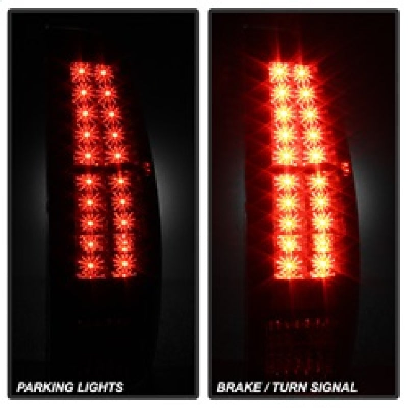Spyder 5032461 fits Chevy 07-13 Avalanche LED Tail Lights Black ALT-YD-CAV07-LE