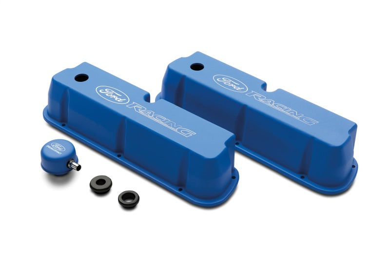 fits Ford Racing M-6582-LE302BL Blue Satin Valve Covers