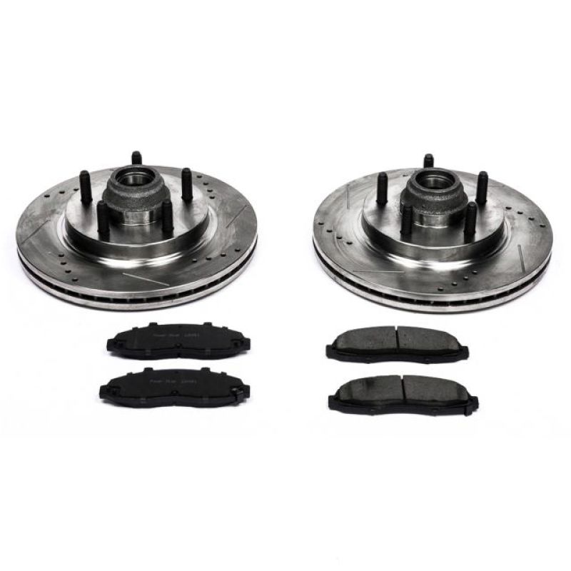PowerStop K1914 fits Ford 00-03 F-150 Front Z23 Evolution Sport Brake Kit