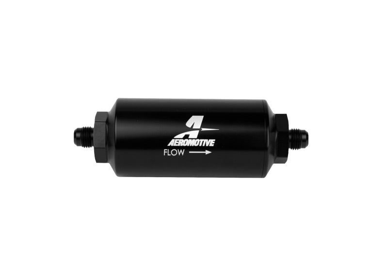 Aeromotive  12345 In-Line Filter - (AN-6 Male) 10 Micron Microglass Element Brig