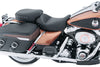 Mustang 75469 Harley Electra Glide, Rd Glide, Rd King, Str Glide Tour Pass Seat w/Studs - Black