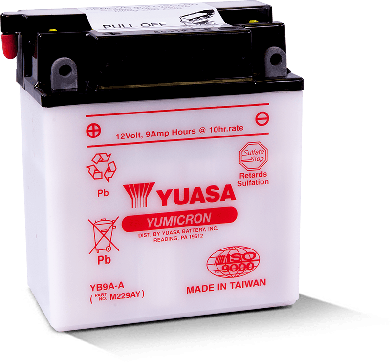 Yuasa YUAM229AY YB9A-A Yumicron 12 Volt Battery