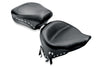 Mustang 75095 Harley Standard Rear Tire Wide Touring Passenger Seat w/Studs- Black