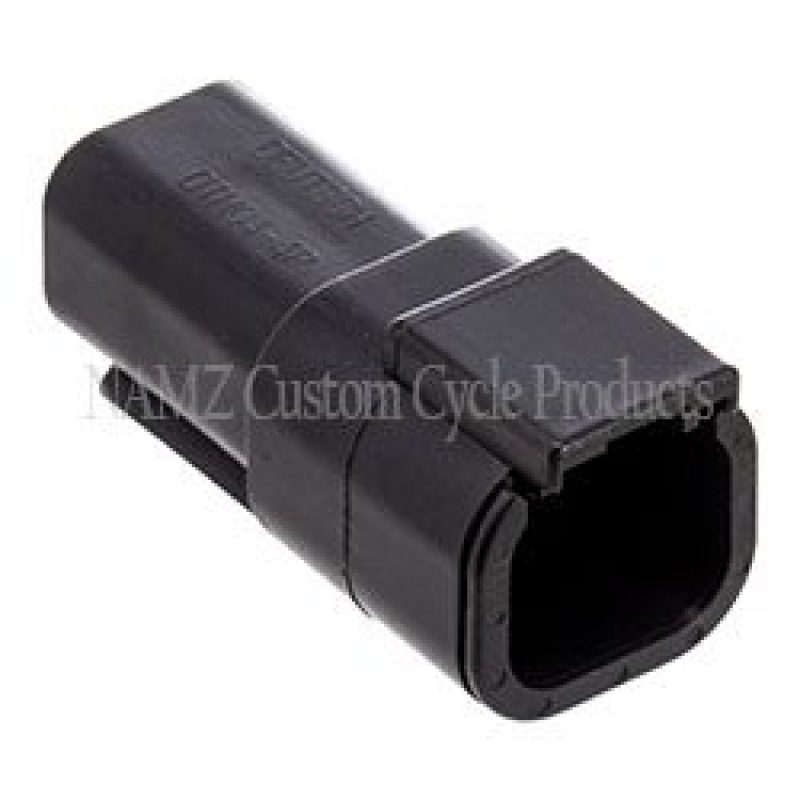 NAMZ MDR-4B Deutsch DTM 4-Position Receptacle w/4 Stamped Terminals & Wedgelock