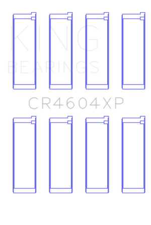 King Engine Bearings CR4604XP0.25 fits Mazda speed High Rod Bearing Set+0.25mm